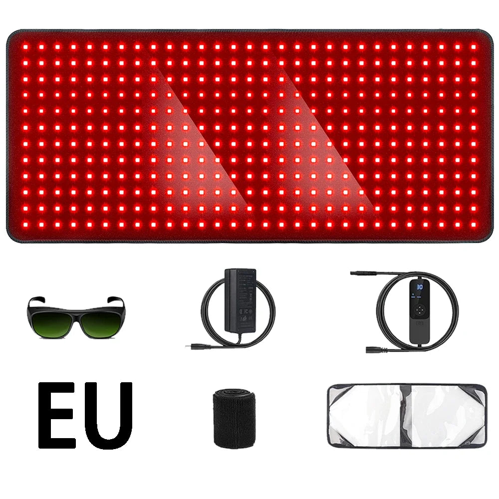 Plug 406LED-EU Cor Tapete de Luz Vermelha 660nm e Infravermelho 850nm 60W