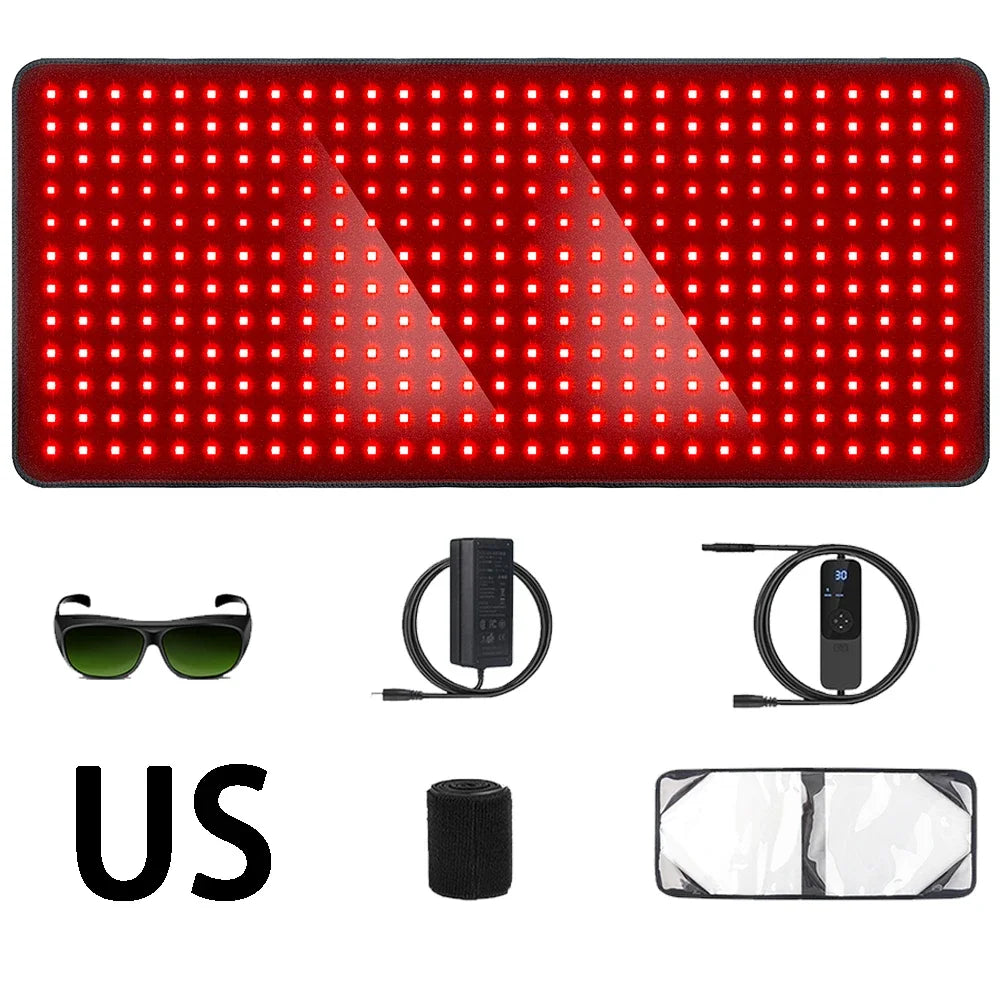 Plug 406LED-US Cor Tapete de Luz Vermelha 660nm e Infravermelho 850nm 60W