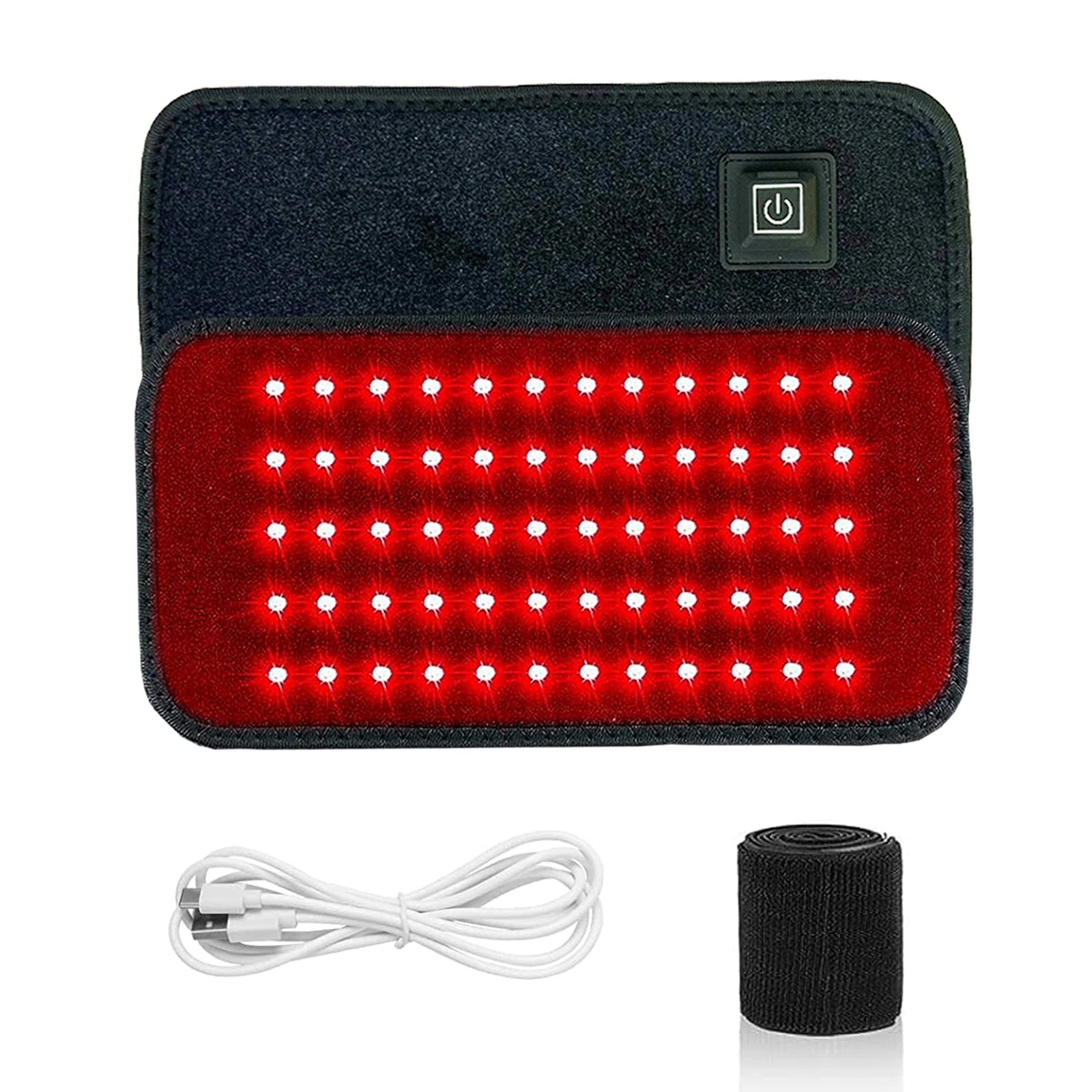 Cinto de Fototerapia LED Vermelho e Infravermelho Para Corpo